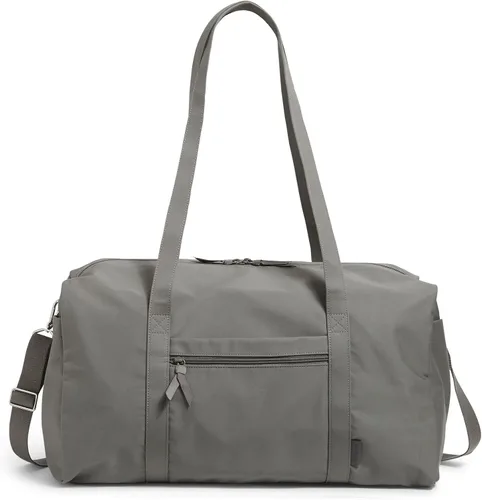Vista 21 de Vera Bradley - Bolsa de viaje grande de algodón para mujer, Talla única Bees Navy - Algodón reciclado