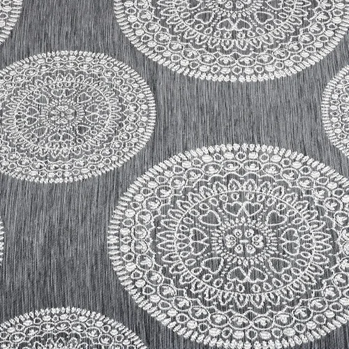 Vista 3 de Superior Cordon Jacquard Curtains, Room and Window Accents, with Stainless Steel Grommets, Classic Eclectic Transitional, Floral Medallion Curtain