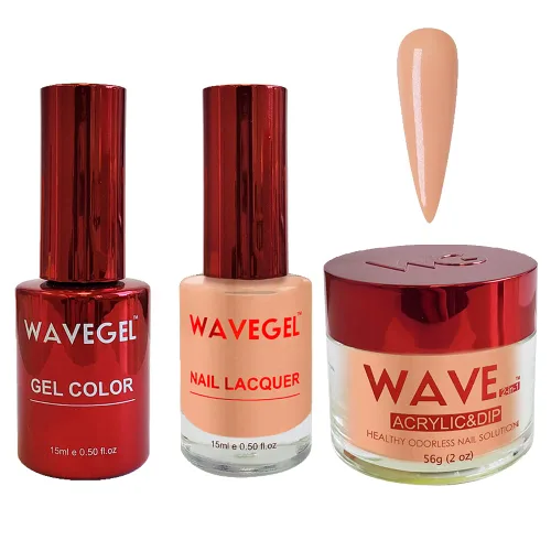 Vista 78 de WAVEGEL - Juego de gel de remojo, laca de uñas y polvo acrílico y polvo de inmersión a juego - Colección Queen - #001 Negro sedoso