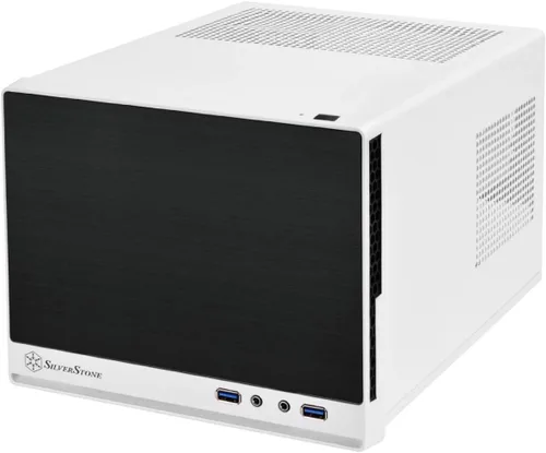 Vista 14 de SilverStone Technology Ultra Compact Mini-ITX - Carcasa para computadora con panel frontal de malla, color negro (SST-SG13B-USA)