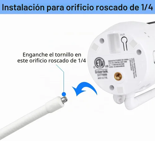 Vista 7 de Soporte de clip flexible para VTech VM901/VM928/VM923/VN924, soporte de cámara de bebé de cuello de cisne para cuna sin herramientas o daños