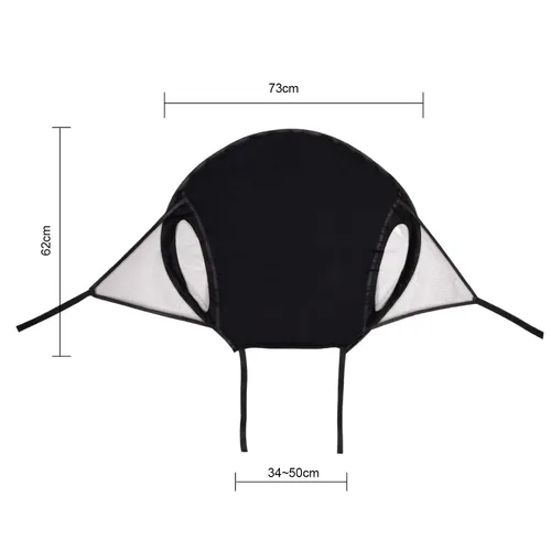 Vista 5 de Parasol para cochecito de bebé con mosquitera, protector solar anti-UV, toldo para cochecito de verano, toldo transpirable para cochecito de bebé
