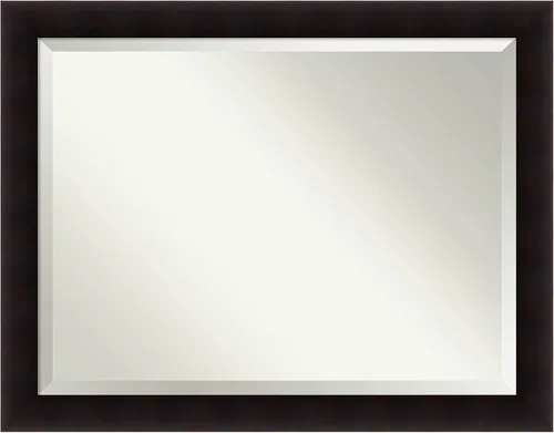Vista 10 de Amanti Art Bathroom Mirror for Over Sink, Portico Vanity Mirror, Wood Frame, Hangs Horizonally and Vertically, Bathroom Wall Decor, Beveled Edge