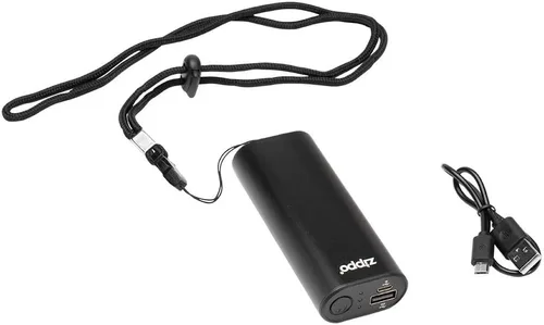 Vista 6 de Zippo Calentador de manos recargable HeatBank 6 plateado Negro