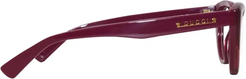Vista 3 de Gucci GG1172 003 Burgundy Cat-eye Gafas para mujer, BorgoñaOro-logo-003