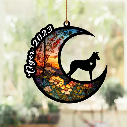 Vista 105 de Atrapasoles conmemorativo para perros, regalo de condolencia de perro de la pérdida del bulldog americano, regalos conmemorativos para los amantes