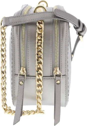 Vista 3 de ROBERTO CAVALLI HXLPE1 001 - Bolso de hombro gris para mujer Gris
