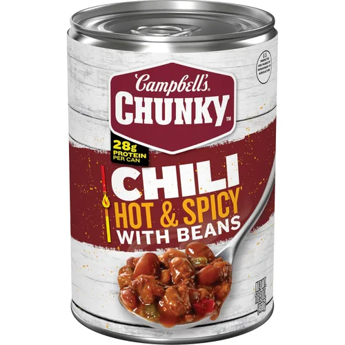 Vista 15 de Campbell's Chunky Chili con Frijoles, 15.25 oz. Tazón para Microondas