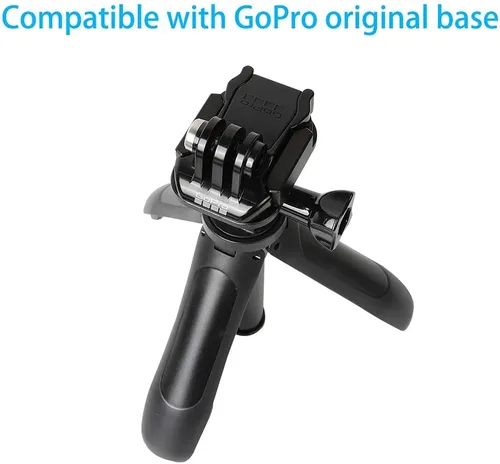 Vista 7 de PellKing Base de liberación rápida para trípode compatible con GoPro Hero 13 12 11 10 9 8 7 6 5 4 Session Max, Insta360 One R, DJI Osmo Action 5 4 3