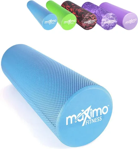 Vista 11 de Maximo Fitness Foam Roller - High Density Exercise Roller for Trigger Point Self Massage, Muscle and Back Roller for Fitness, Physical Therapy, Yoga