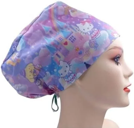 Vista 20 de Cute Kitty Euro Scrub - Gorra de trabajo ajustable para mujer