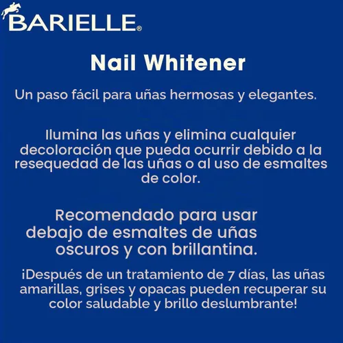 Vista 3 de Barielle Blanqueador de uñas para uñas amarillas o uñas sin brillo, 0.47 onzas, blanqueamiento para uñas, trata uñas amarillas