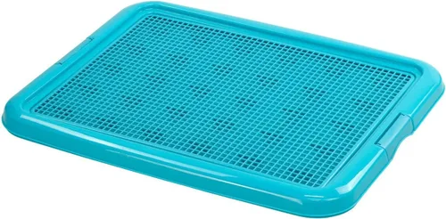 Vista 8 de petphabet Soporte de almohadilla de entrenamiento para perros, bandeja de entrenamiento de malla (L-24 x 24 pulgadas)
