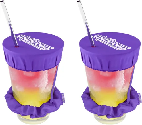 Vista 18 de Nightcap Coletero Cubrevasos - El Coletero Reutilizable para Prevención de Adulteración de Bebidas Como se Vio en Shark Tank