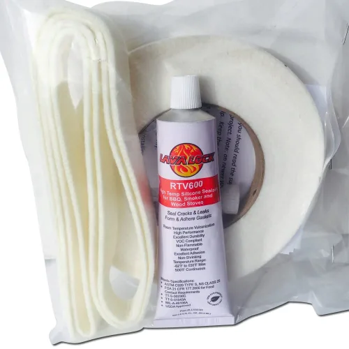 Vista 3 de LavaLock Kit de juntas para Weber Smokey Mountain WSM 18.5 22.5 para junta de parrilla Nomex RTV