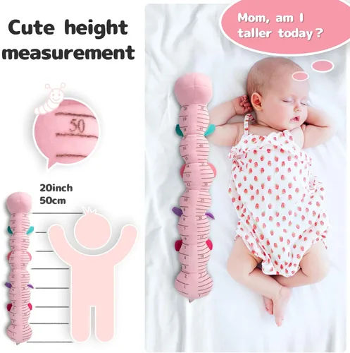 Vista 5 de Sumobaby - Juguetes de peluche musicales para bebés, con múltiples texturas sensoriales, sonajero y crujidos, para tiempo boca abajo, recién nacidos