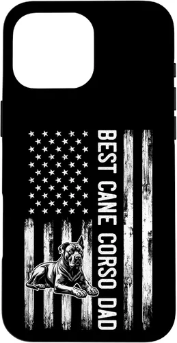 Vista 19 de Best Cane Corso Dad Patriotic Dog Lover Gift, Mastiff Case for iPhone 17