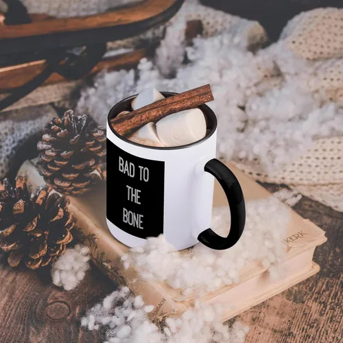 Vista 5 de 3dRose Taza de café, tamaño: 15 onzas, letras blancas sobre un fondo negro, citas inspiradoras de Xander - divertido regalo de taza de café