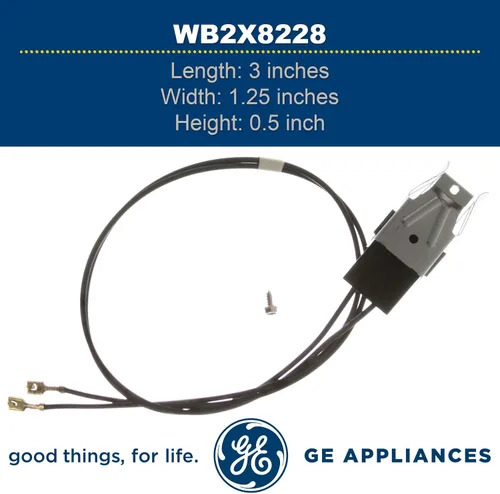 Vista 4 de GE WB2X8228 Kit de receptáculo y cable de elemento OEM genuino para cocinas eléctricas GE