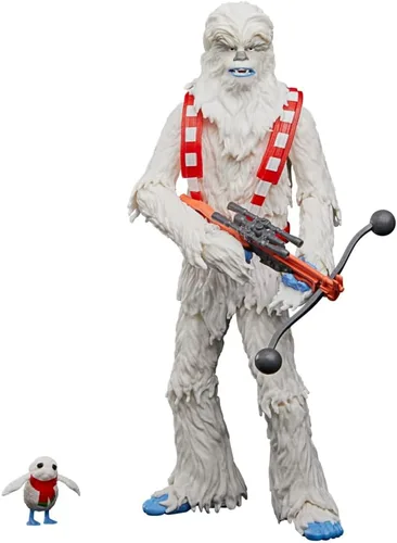 Vista 3 de Peppa Pig Star Wars The Black Series Wookiee (edición navideña) Figura de acción coleccionable de Navidad F5303 para edades de 4 años en adelante