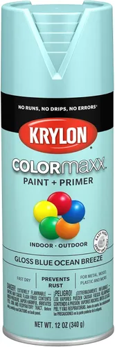 Vista 36 de Krylon K05554007 COLORmaxx Pintura en aerosol y base para uso en interiores y exteriores, color almendra satinada, 12 onzas (paquete de 1)