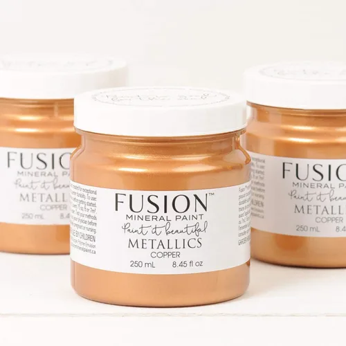 Vista 4 de Fusion Mineral Paint Metálicos (1.3 fl oz, Bronce)