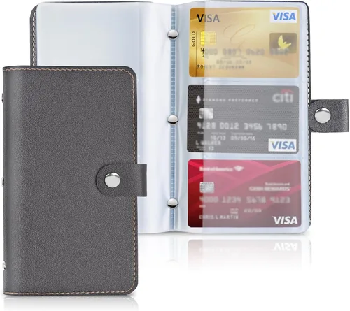 Vista 27 de lizimandu Libro Tarjetero para Tarjetas de Visita, Estuche Libro de Tarjetas de Visita de Cuero PU, Carpeta Organizadora para Tarjetas