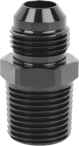 Vista 50 de EVIL ENERGY Adaptador de ajuste de 6AN a 3/8" NPT macho de 90 grados, aluminio