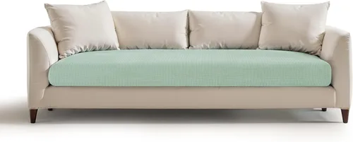 Vista 15 de SUBRTEX Funda para Sofá, Fundas Deslizables para Asientos de Autocaravana, Fundas Elásticas Duraderas para Loveseat, Protector de Muebles de Spandex