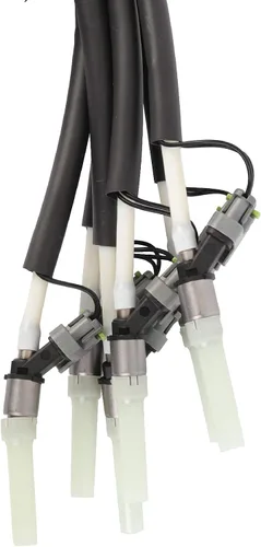 Vista 7 de Inyector Spider de Combustible de 6 Cilindros con Soporte, Kit de Inyector de Combustible Compatible con Chevy GMC Pickup 4.3L Reemplazo #FJ503