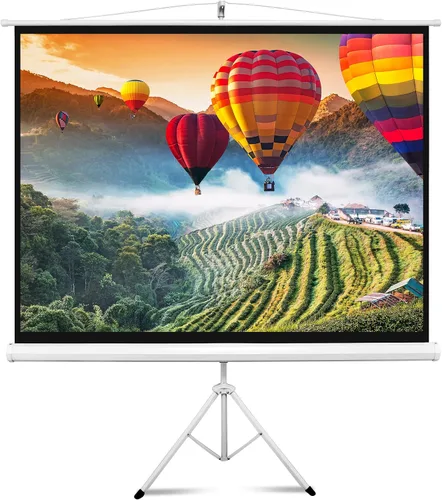Vista 8 de Pyle Soporte de trípode portátil para proyector, pantalla de proyección móvil, transporte ligero y duradero, sistema de montaje fácil de tirar