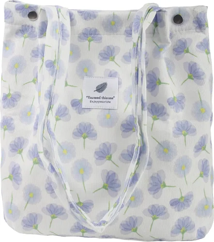 Vista 26 de Bolsa Tote de Pana para Mujeres Pequeña Bolsa de Lona para Hombro Bolsa de Mano de Pana con Bolsillo Interior 02 Verde Ejército