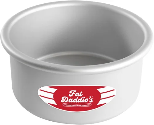Vista 23 de Fat Daddio's Juego de moldes para pasteles redondos uniformes de aluminio anodizado de 4 niveles, profundidad de 2 pulgadas