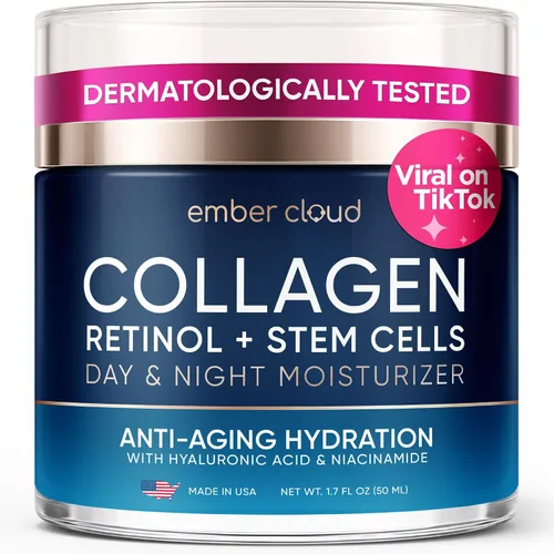 Vista 10 de Crema de Colágeno NAD+ para Rostro con Retinol Ácido Hialurónico Niacinamida para Todo Tipo de Piel - Hidratante Facial Anti-Envejecimiento