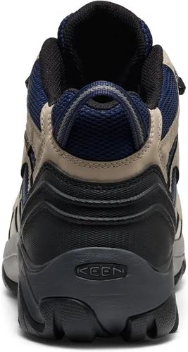 Vista 7 de Botas de trabajo impermeables con puntera de acero de altura media Lansing Mid para hombre, de KEEN Utility Plaza Taupe/Negro
