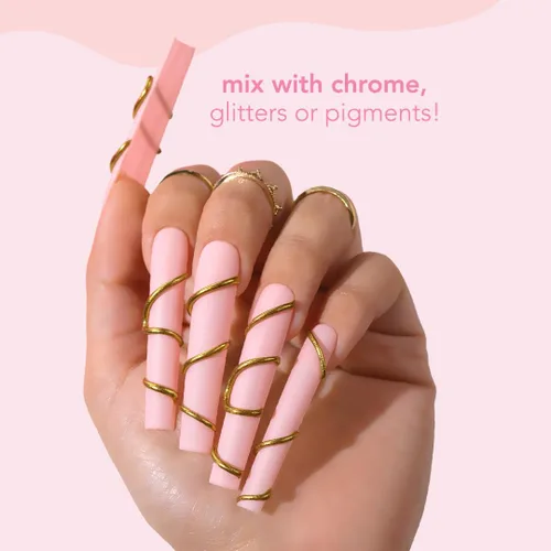 Vista 3 de Kiara Sky Uñas profesionales *NUEVO* Gel flexible (gel de moldeo transparente transparente para arte de uñas)