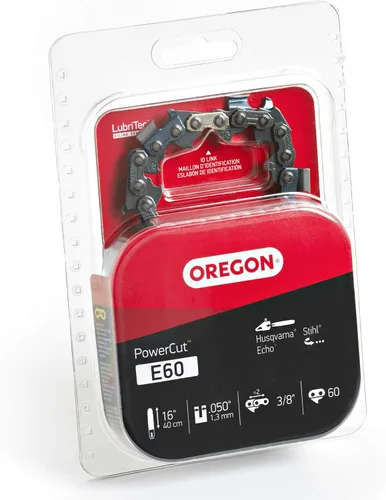 Vista 4 de Oregon E60 PowerCut - Cadena de motosierra de 16 pulgadas, se adapta a Husqvarna, Stihl, Echo