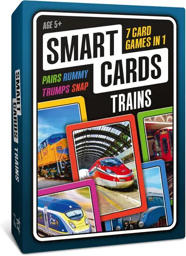Vista 11 de SMART CARDS Animales Juego de cartas 7 juegos en 1 Snap, Rummy, pares y más Juego educativo de viaje A partir de 5 años, 1-8 jugadores