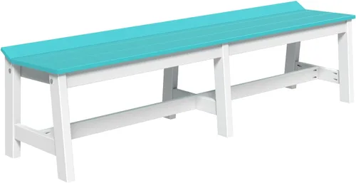 Vista 35 de Furniture Barn USA Poly Lumber - Banco de comedor de 41 pulgadas, caoba antigua multicolor (Antique Mahogany)
