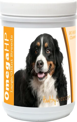 Vista 55 de Healthy Breeds Affenpinscher Omega HP - Masticables suaves para piel y pelaje, 60
