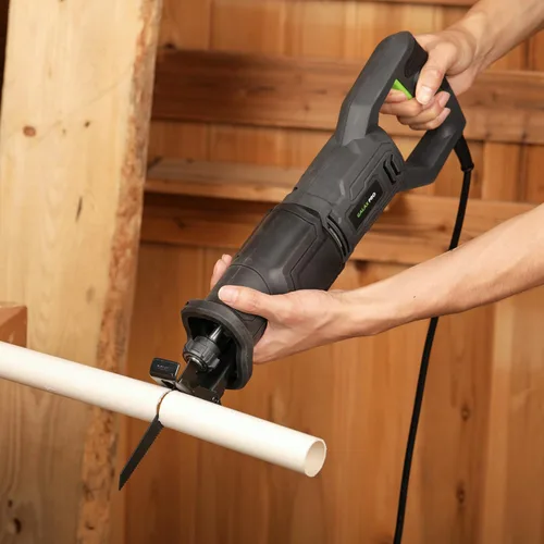 Vista 6 de GALAX PRO Sierra recíproca de 120 V, sierra recíproca con cable de velocidad variable de 6.0 amperios con longitud de carrera de 1-1/8 pulgadas