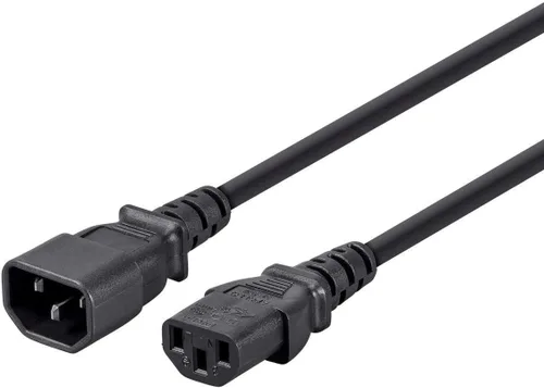 Vista 10 de Monoprice 124190 Cable de extensión, 1 pie, negro