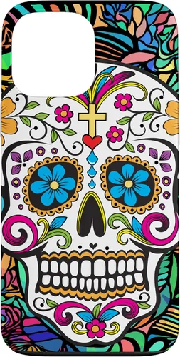 Vista 22 de Funda para iPhone 11 Pro Max Day of the Dead Sugar Skull