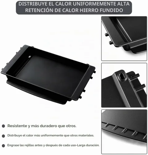 Vista 6 de Piezas de repuesto 7658 para Weber Grill Griddle Spirit 200 300 Spirit II E-210 E-310 Series, Weber Genesis Silver B C 1000-5000 Grill Grate