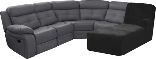 Vista 4 de ULTICOR Funda de diván adicional (negro, grande - diván derecho)