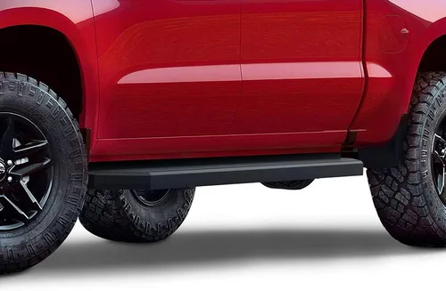 Vista 19 de APS Estribos negros compatibles con Chevy Silverado GMC Sierra 1500 2019-2026 Crew Cab y 2500 HD 3500 HD 2020-2026