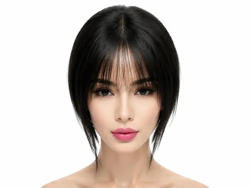 Vista 4 de Anemone Extensiones de cabello humano de encaje tejido a mano con clip en extensiones naturales brasileñas para mujer, cubierta recta para pérdida 7