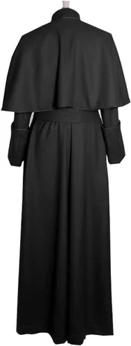 Vista 2 de Fortunehouse Bata de coro para hombre con diseño de clero y púlpito, medieval