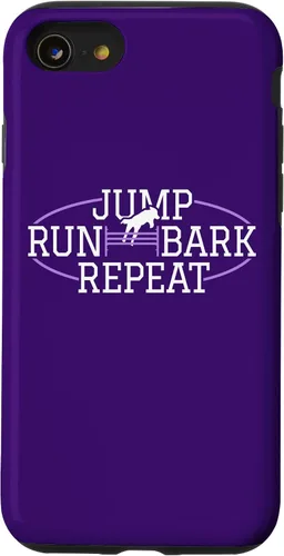 Vista 13 de iPhone 15 Dog Agility Handler - Jump Run Bark Repeat - Dog Agility Case