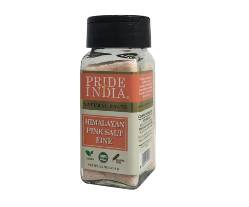 Vista 20 de Pride Of India - Sal rosa pura del Himalaya - Enriquecida con más de 84 minerales naturales, tamiz doble de molienda media (4.2 onzas, 119.1 gm)